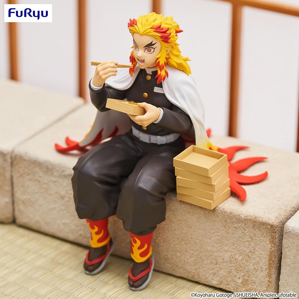 Furyu Demon Slayer Kyojuro Rengoku Noodle Stopper Figure Collectible