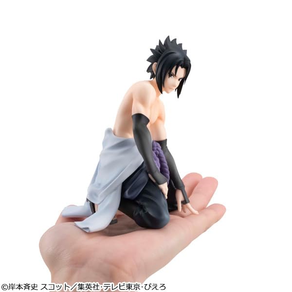 Figurine Sasuke de la série Gem de Megahouse, taille de la paume - Objet de collection Naruto Shippuden