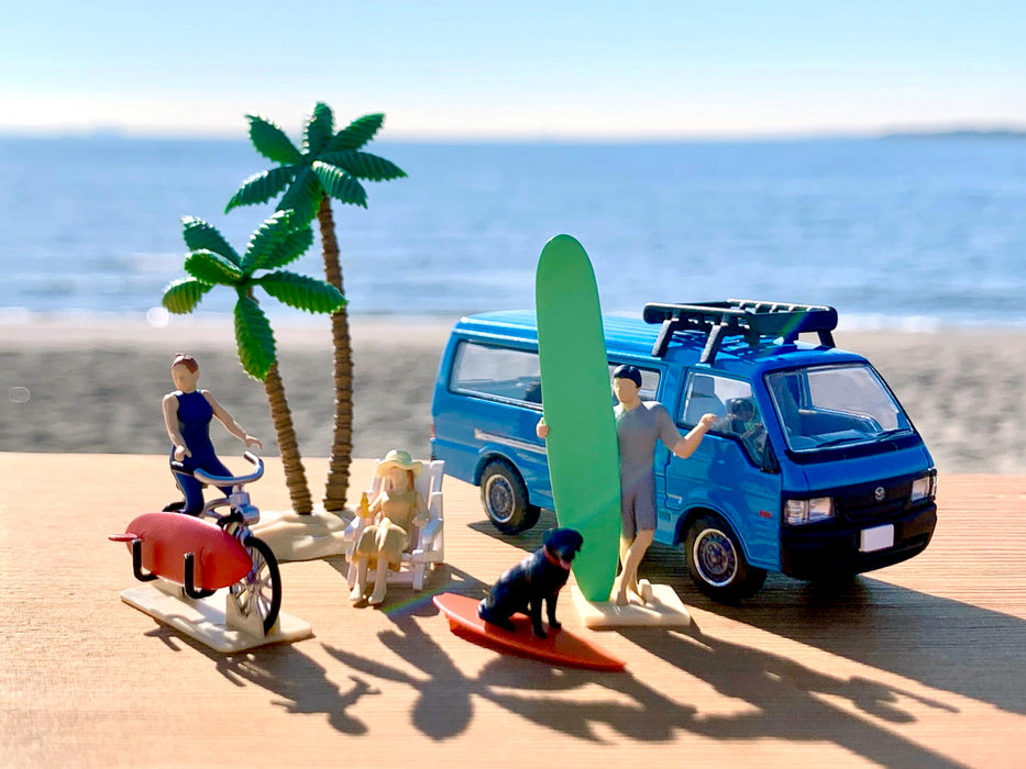 Tomytec Geocolle 64# Car Snap 19B Surfing 2 Mazda Bongo Set- Japan Figure Store - #1 Bring To You The Best Japanese Goods