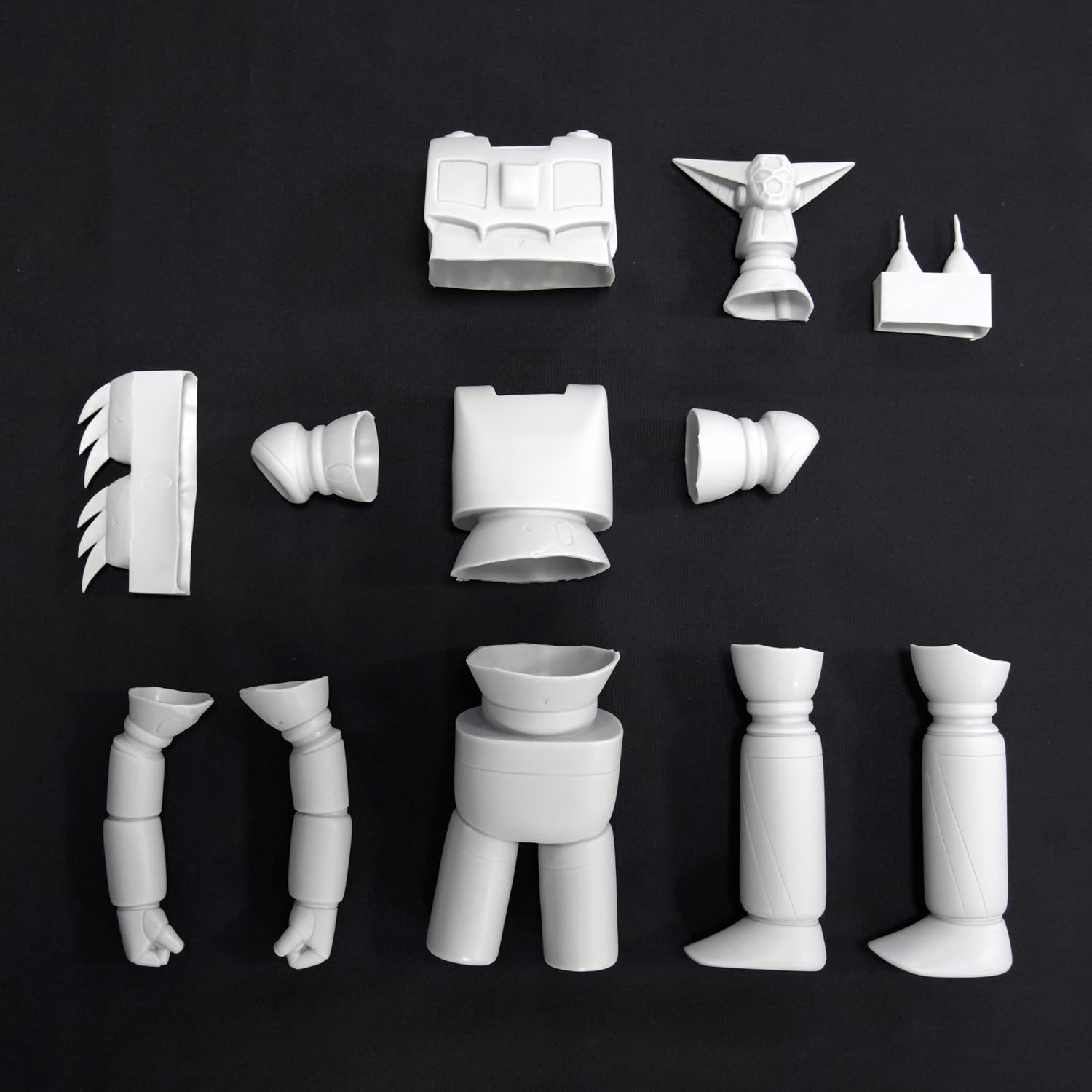 Kaiyodo Getter Robo Reprint Non-Scale Soft Vinyl Unpainted Assembly Kit