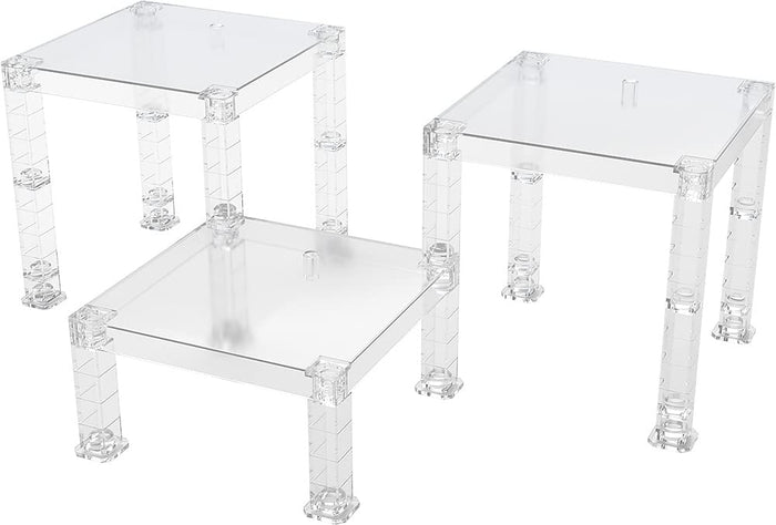 Good Smile Company Clear Simple Stand Build-On Type Set of 3 Plastic Display Stands- Japan Figure Store - #1 Bring To You The Best Japanese Goods