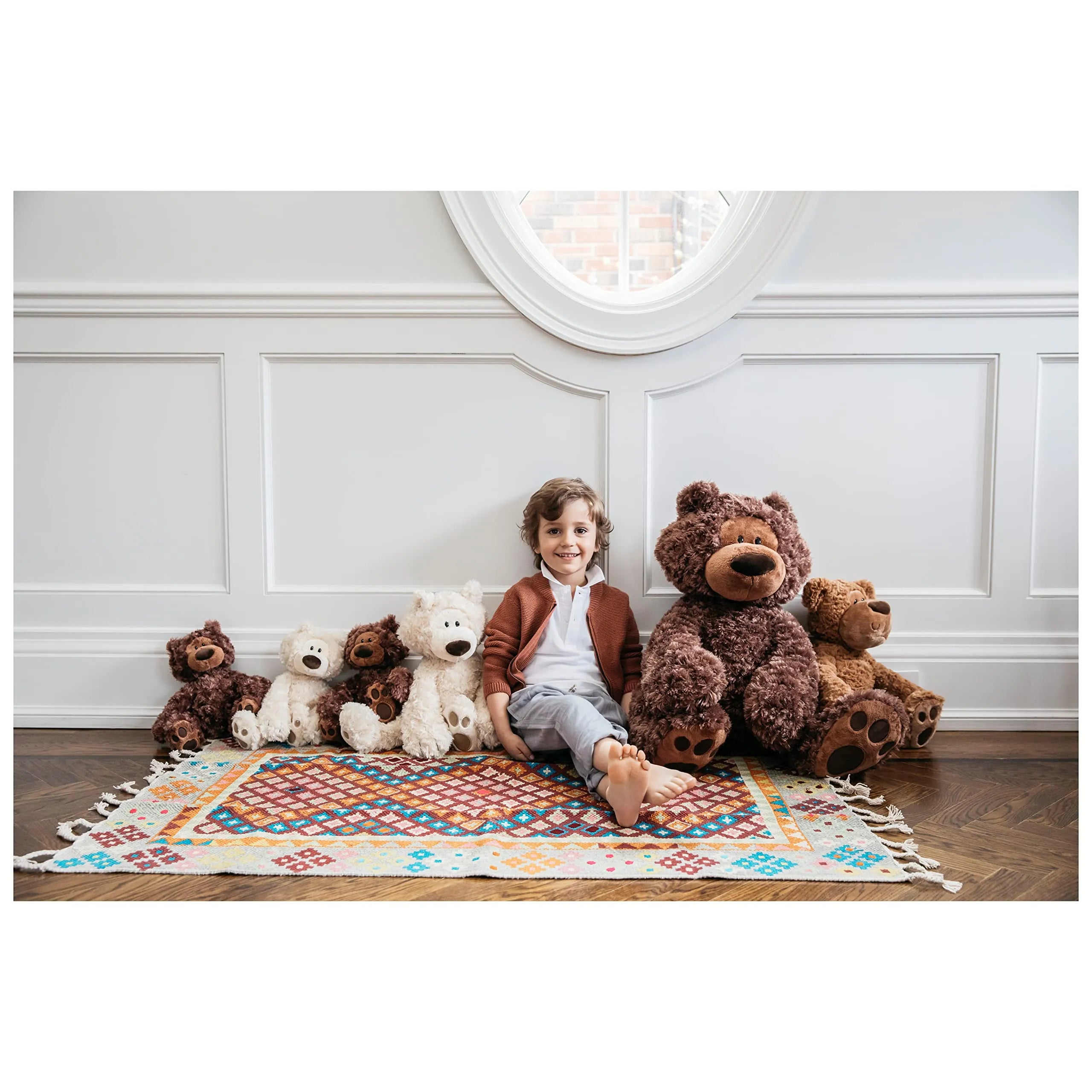 Gund Philbin Bear Philbin Large Stuffed Animal Plush Beige 18'' Plush Toy And Figure- Japan Figure Store - #1 Bring To You The Best Japanese Goods