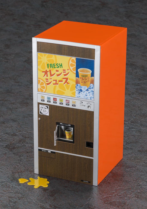 Hasegawa 1/12 Retro Vending Machine Cup Juice Plastic Model 62206 Scenery