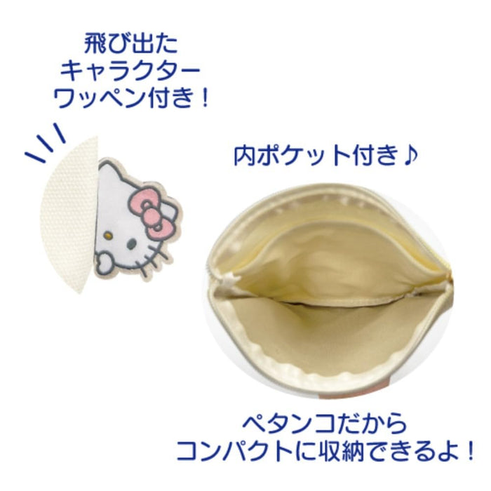 San-X Canvas Flat Pouch - Cinnamoroll Print - Cute Sanrio Characters- Japan Figure Store - #1 Bring To You The Best Japanese Goods