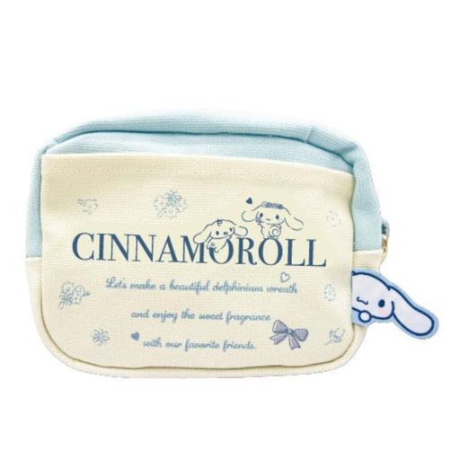 San-X Hatayama Shoji Canvas Pouch Cinnamoroll 10x15x7cm- Japan Figure Store - #1 Bring To You The Best Japanese Goods