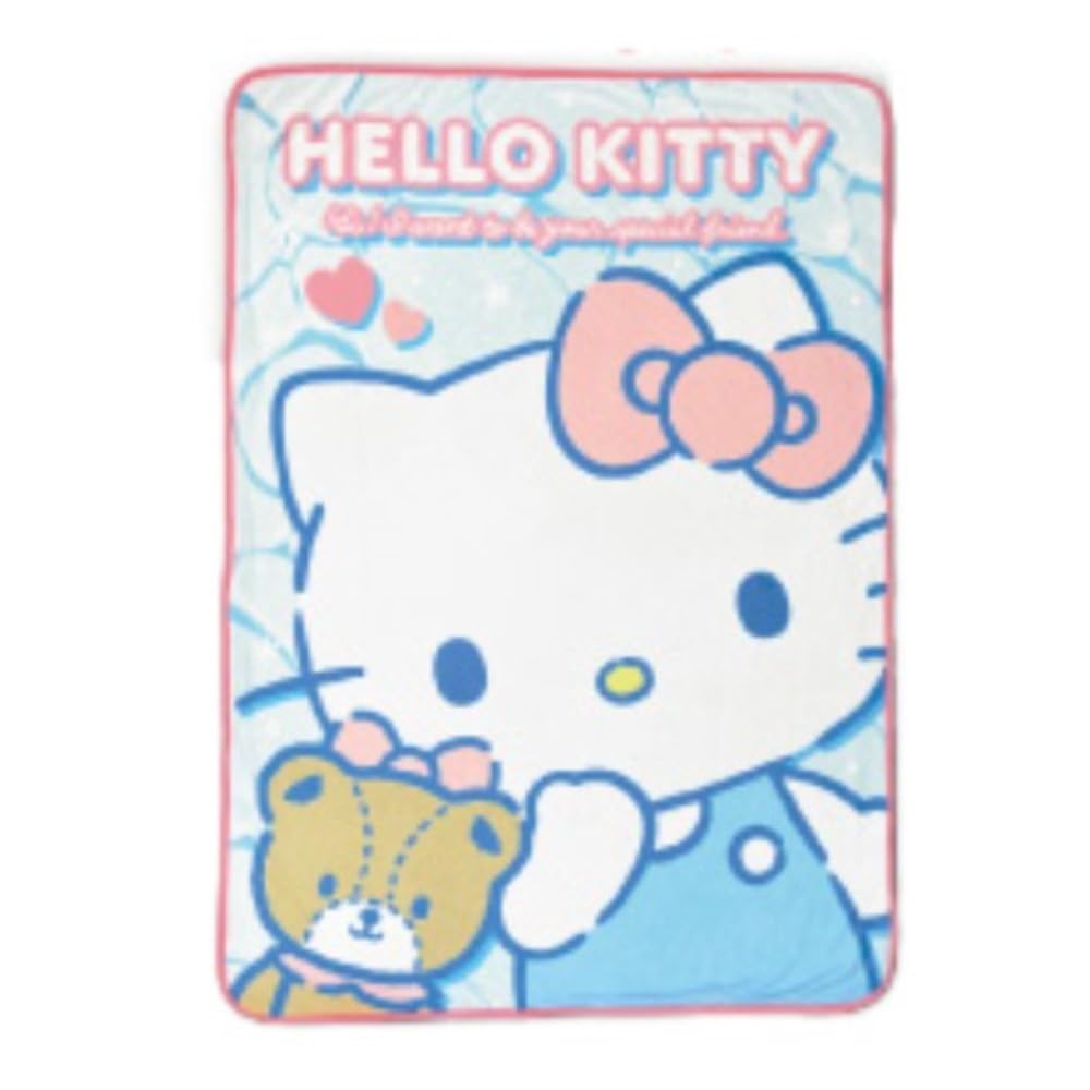San-X Hello Kitty Cool Blanket 100x140cm - Hatayama Shoji- Japan Figure Store - #1 Bring To You The Best Japanese Goods