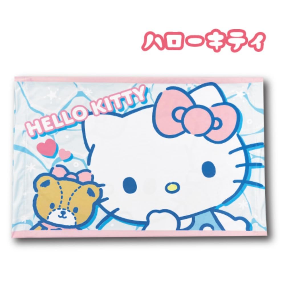 San-X Cool Pillow Cover with Hello Kitty Design 43x63cm- Japan Figure Store - #1 Bring To You The Best Japanese Goods