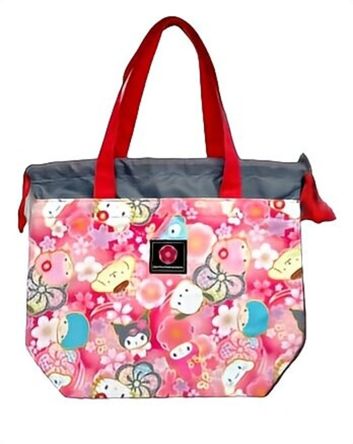 San-X Hatayama Shoji Red Lunch Tote Bag H20xW30xD10cm Sanrio Characters- Japan Figure Store - #1 Bring To You The Best Japanese Goods