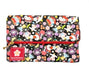 San-X Hatayama Shoji Free Pouch Japanese Pattern Sanrio Characters Black H13 x W20cm- Japan Figure Store - #1 Bring To You The Best Japanese Goods