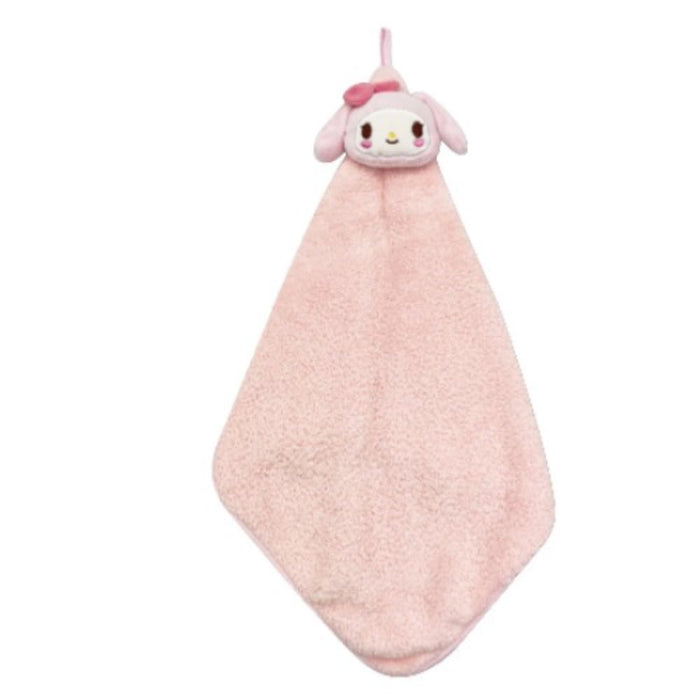 San-X Hatayama Shoji Lovely Ribbon My Melody Mascot Loop Towel 30x30cm- Japan Figure Store - #1 Bring To You The Best Japanese Goods