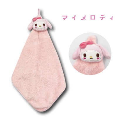 San-X Hatayama Shoji Lovely Ribbon My Melody Mascot Loop Towel 30x30cm- Japan Figure Store - #1 Bring To You The Best Japanese Goods