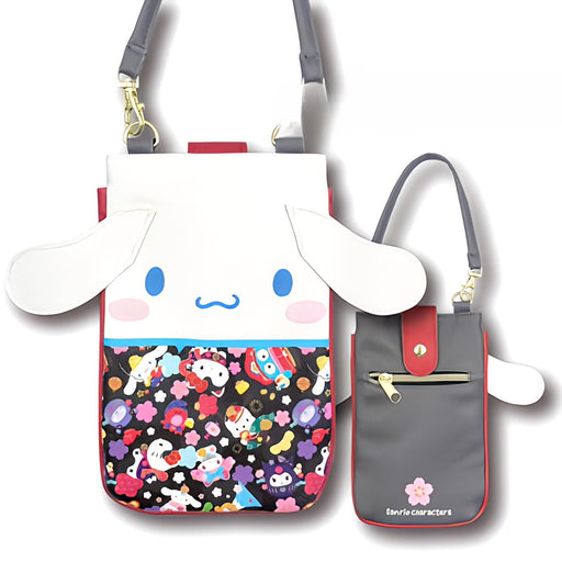 San-X Hatayama Shoji Sanrio 3D 2Way Pochette Smartphone Pouch H18.5 x W12cm- Japan Figure Store - #1 Bring To You The Best Japanese Goods
