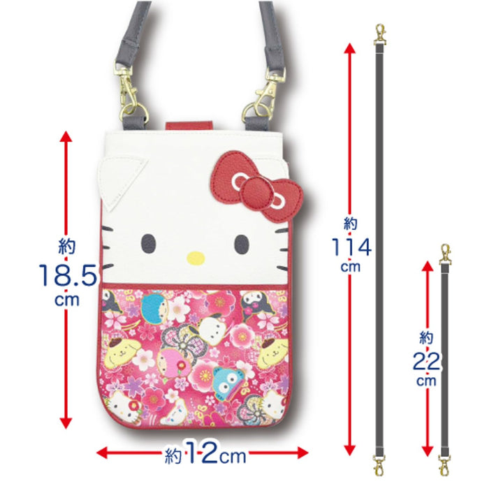 San-X Hatayama Shoji Sanrio 3D 2Way Pochette Smartphone Pouch H18.5 x W12cm- Japan Figure Store - #1 Bring To You The Best Japanese Goods