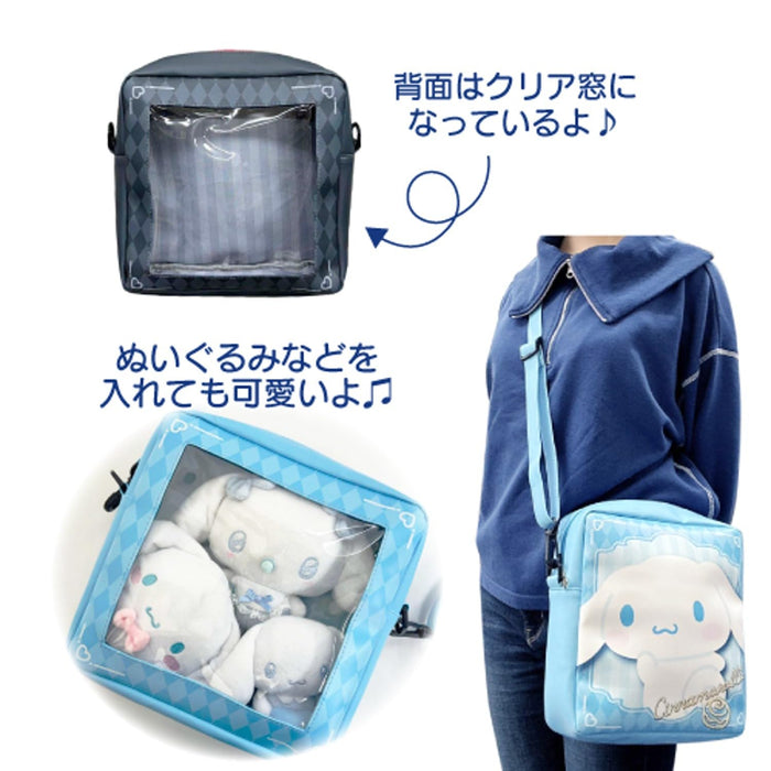 San-X Shoji Sanrio Hello Kitty Clear Window Pochette H23 W23 D7Cm 34202173- Japan Figure Store - #1 Bring To You The Best Japanese Goods