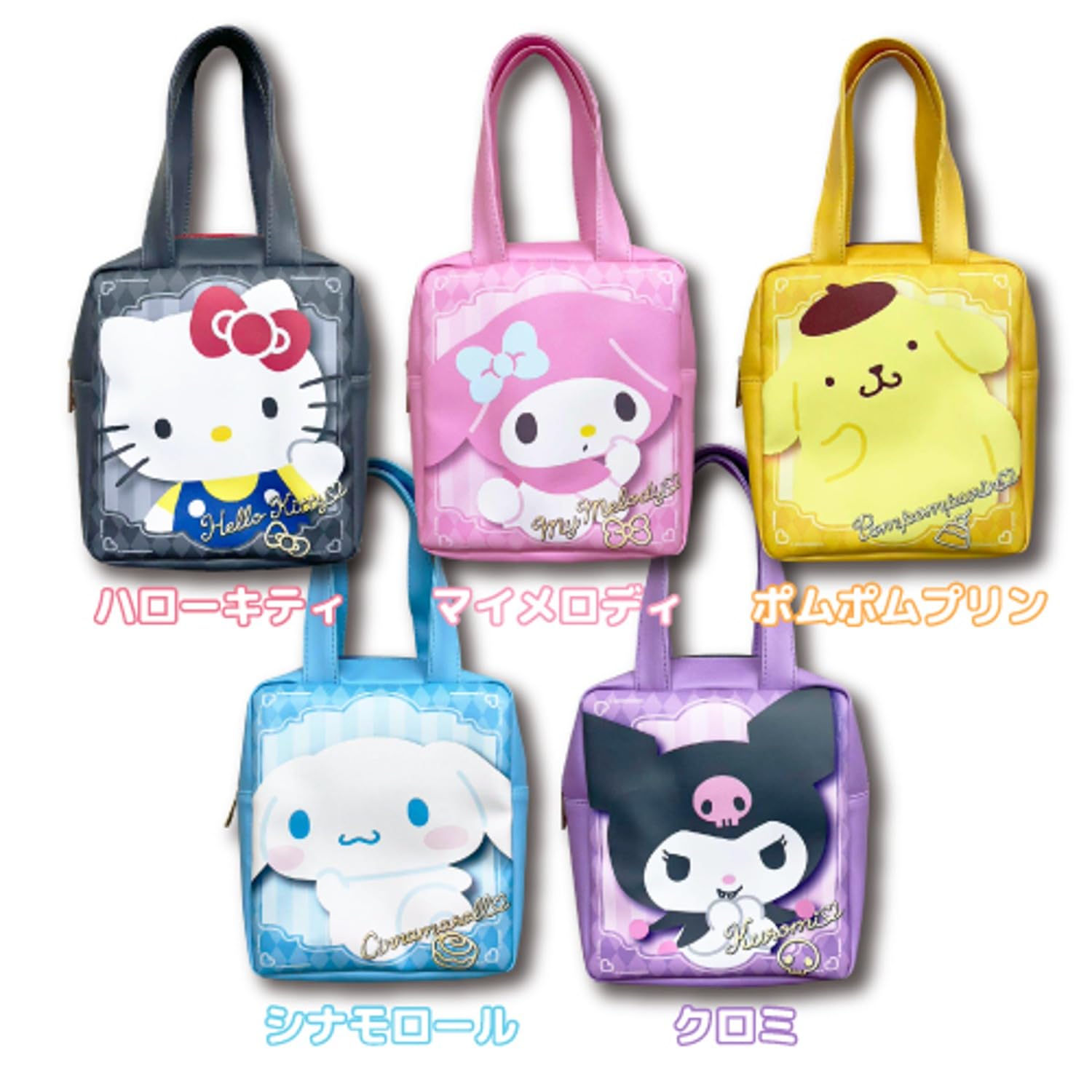 San-X Sanrio Tote Bag Clear Window Print Hello Kitty H20xW18xD7Cm- Japan Figure Store - #1 Bring To You The Best Japanese Goods