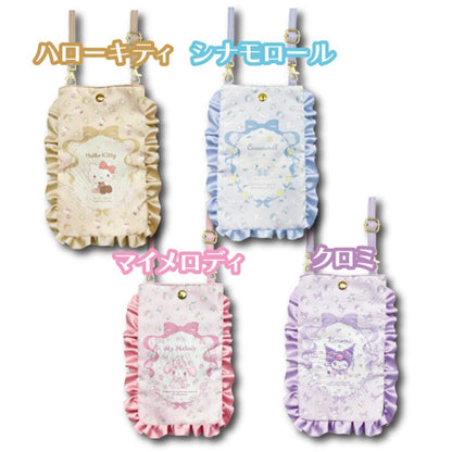 San-X Hello Kitty Shoulder Pochette Frill H19 X W11.5 X D2Cm Red- Japan Figure Store - #1 Bring To You The Best Japanese Goods