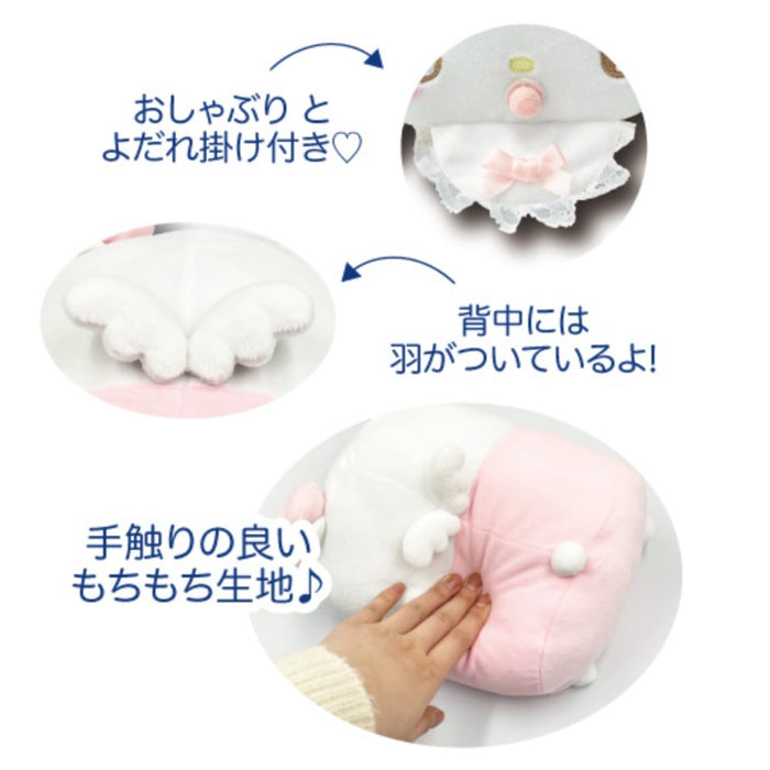 San-X Hatayama Shoji Sanrio Mini Angel Baby Kuromi Cushion 23cm- Japan Figure Store - #1 Bring To You The Best Japanese Goods