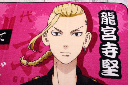 San-X Hatayama Shoji Tokyo Revengers Ryuguji Ken Sports Towel 35x80Cm- Japan Figure Store - #1 Bring To You The Best Japanese Goods