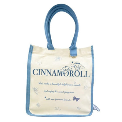 San-X Cinnamoroll Canvas Tote Bag – Durable Sanrio Characters Tote- Japan Figure Store - #1 Bring To You The Best Japanese Goods