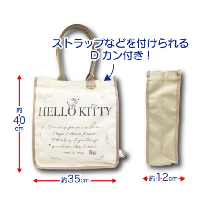 San-X Cinnamoroll Canvas Tote Bag – Durable Sanrio Characters Tote- Japan Figure Store - #1 Bring To You The Best Japanese Goods