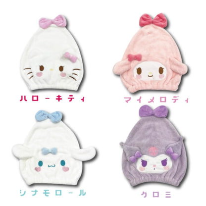 San-X Kuromi Triangle Hair Cap with Lovely Ribbon H30 x W20Cm- Japan Figure Store - #1 Bring To You The Best Japanese Goods