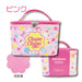 San-X Chupa Chups X Sanrio Pink Vanity Pouch with Mirror H15 x W22 x D15Cm- Japan Figure Store - #1 Bring To You The Best Japanese Goods