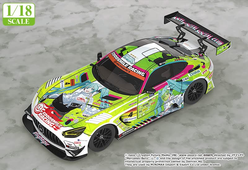 Good Smile Company Hatsune Miku AMG 1/18 Scale Resin Car 2022 Opening Round Ver.- Japan Figure Store - #1 Bring To You The Best Japanese Goods