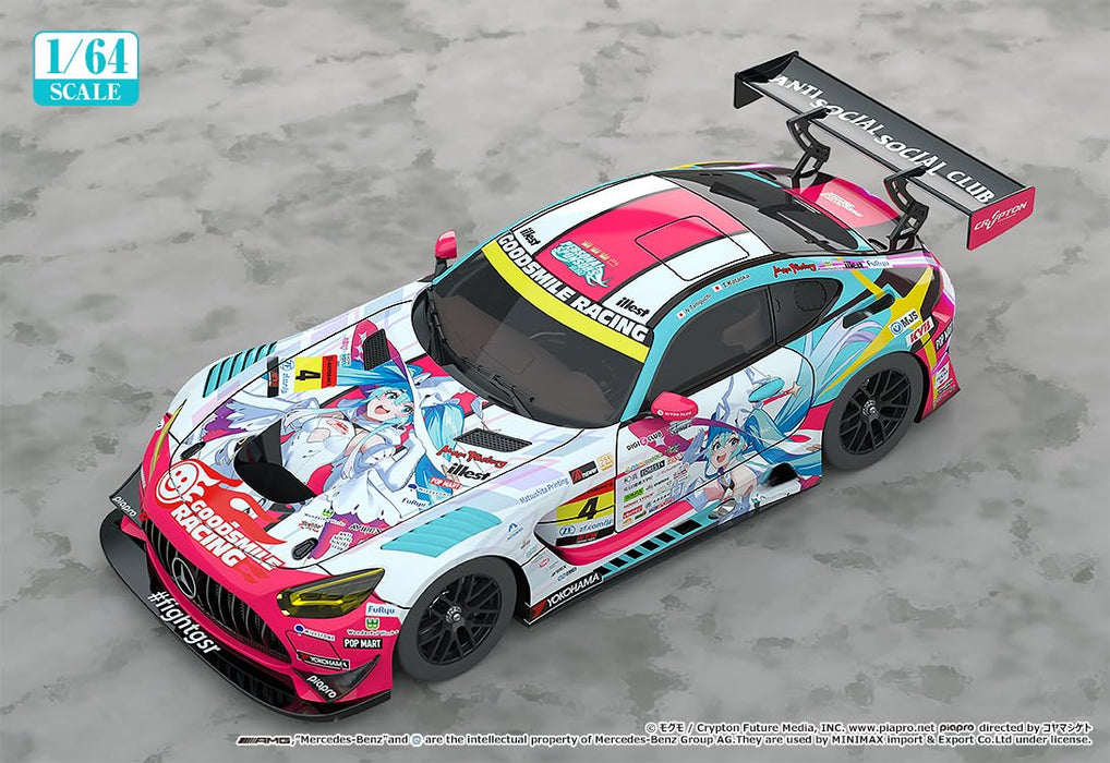 Good Smile Racing Hatsune Miku AMG 2024 Season 1/64 Scale Model Car- Japan Figure Store - #1 Bring To You The Best Japanese Goods
