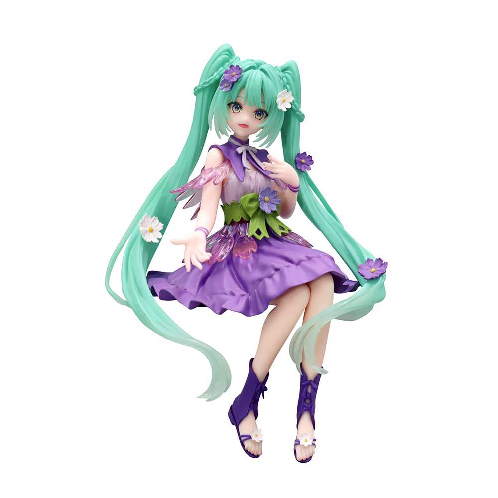 Furyu Hatsune Miku Noodle Stopper Figure - Flower Fairy Purple Ver.