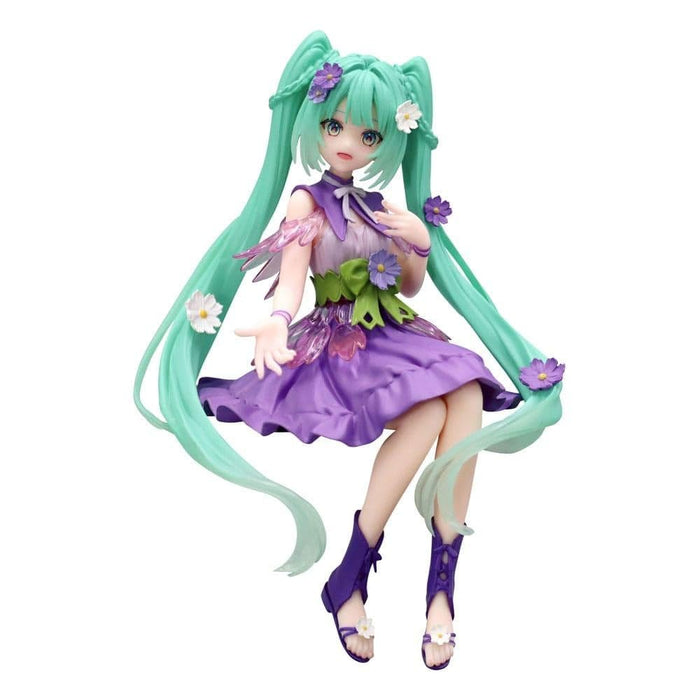 Furyu Hatsune Miku Noodle Stopper Figure Flower Fairy Purple Cosmos Version