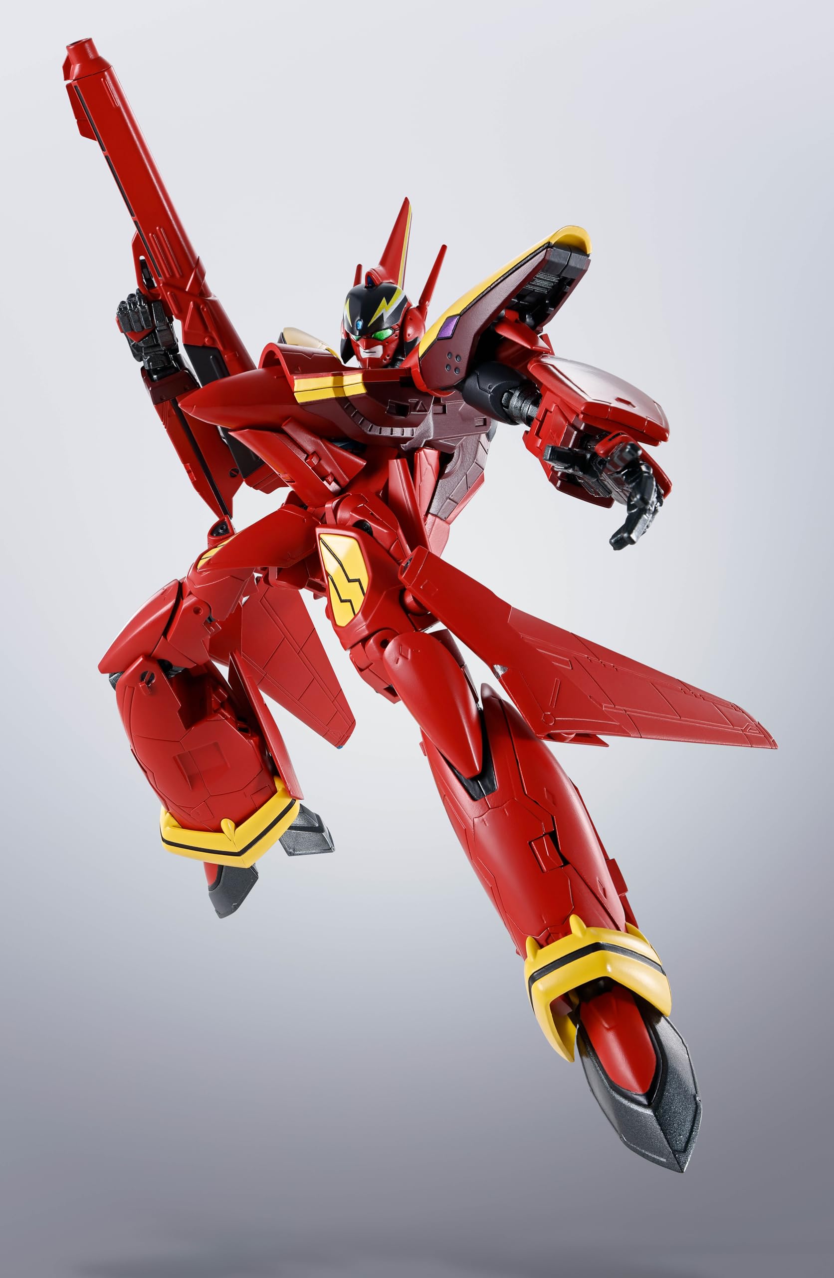 Tamashii Nations Hi-Metal R Macross 7 VF-19 Kai Fire Valkyrie 150mm Figure- Japan Figure Store - #1 Bring To You The Best Japanese Goods