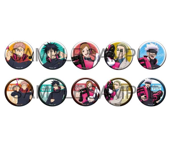 Doctors Entertainment Jujutsu Kaisen Music Ver Tin Badge Complete Set Japan Official- Japan Figure Store - #1 Bring To You The Best Japanese Goods