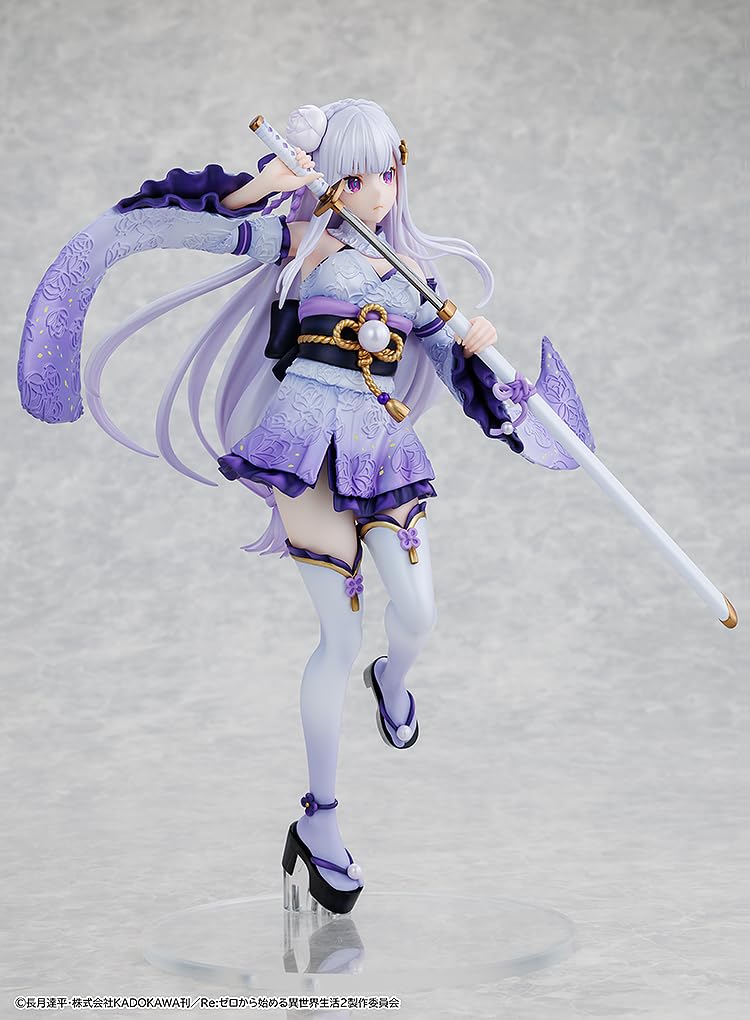 Kadokawa Kdcolle ReZero Emilia Battle Costume Ver 1/7 Scale Pre-Painted Figure