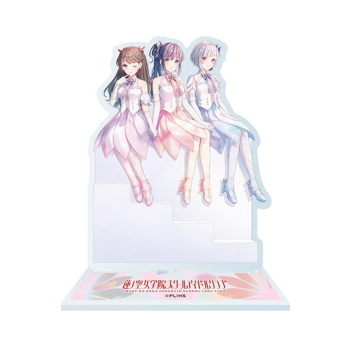 Coffret de figurines acryliques Kadokawa Love Live! Hasunozora Girls' Idol Club H150xL75mm