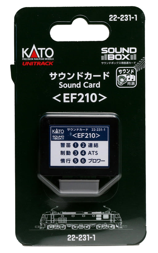 Kato Unitrack Sound Card EF210 for Sound Box 22 231 1 Model Railroad Supplies- Japan Figure Store - #1 Bring To You The Best Japanese Goods