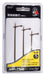 Kato Just Plug Tall Street Light 3 Pieces for Railway Models 24-650- Japan Figure Store - #1 Bring To You The Best Japanese Goods
