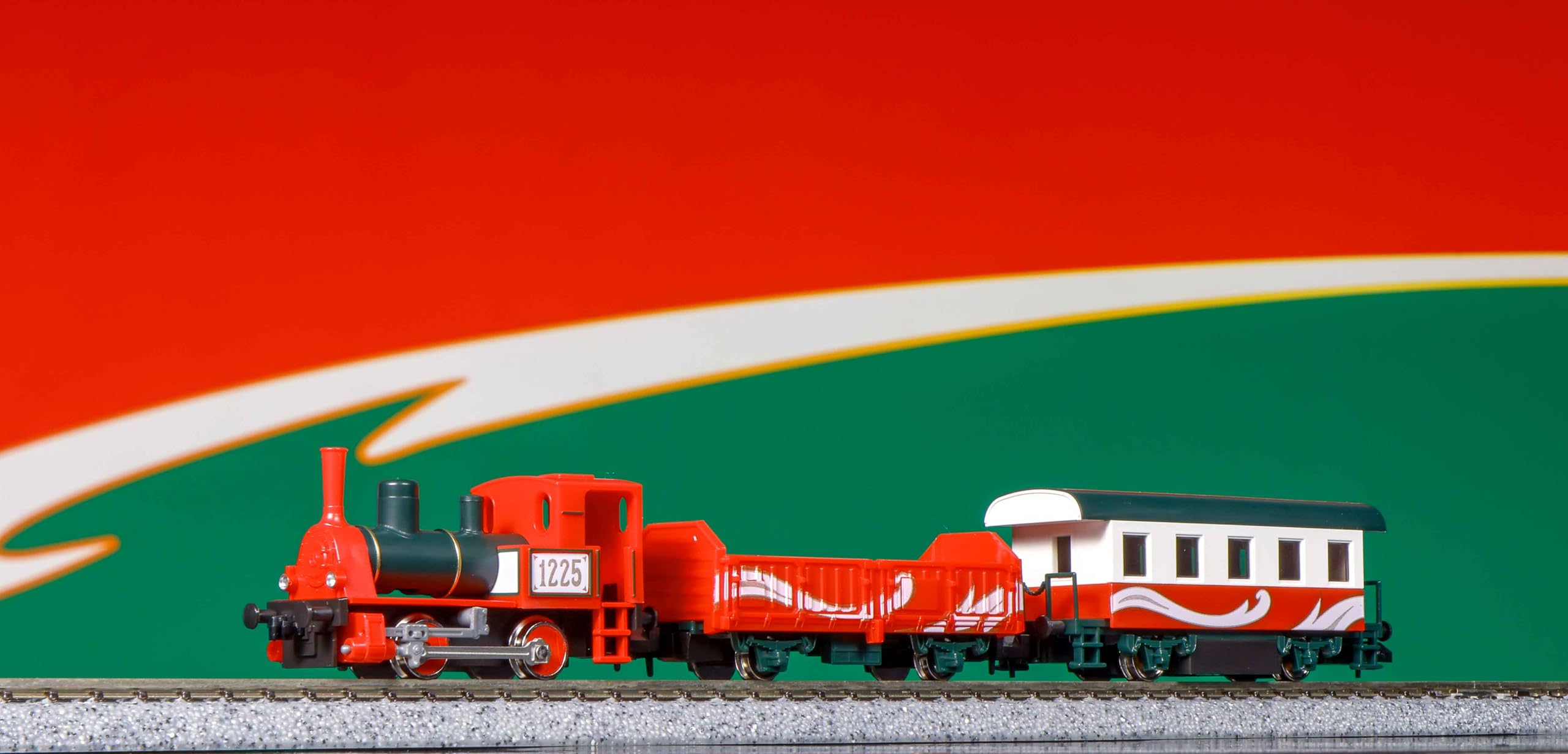 KATO N Gauge Christmas Chibi Loco Steam Model Railroad Set 10-503-3