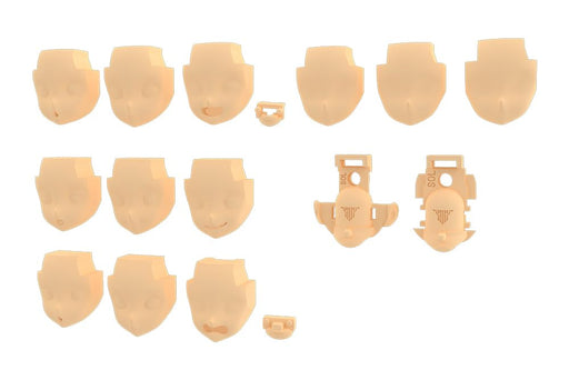 Kotobukiya Megami Device Msg 05 Face Set Sol Skin Color A 19mm Model Kit- Japan Figure Store - #1 Bring To You The Best Japanese Goods