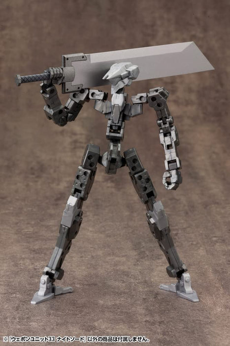 Kotobukiya Msg Weapon Unit 33 Knight Sword 89mm Non-Scale Plastic Model- Japan Figure Store - #1 Bring To You The Best Japanese Goods