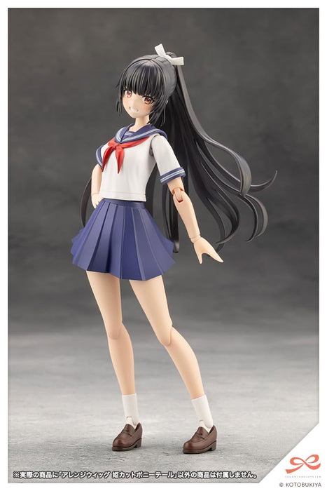 Kotobukiya Sosai Shojo Teien 1/10 Scale Hime Cut Ponytail Wig Model 88mm High