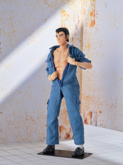 Figurine à l'échelle 1/12 de Abe-San, technique Kuso Miso de Daiki Kougyou, version saine.