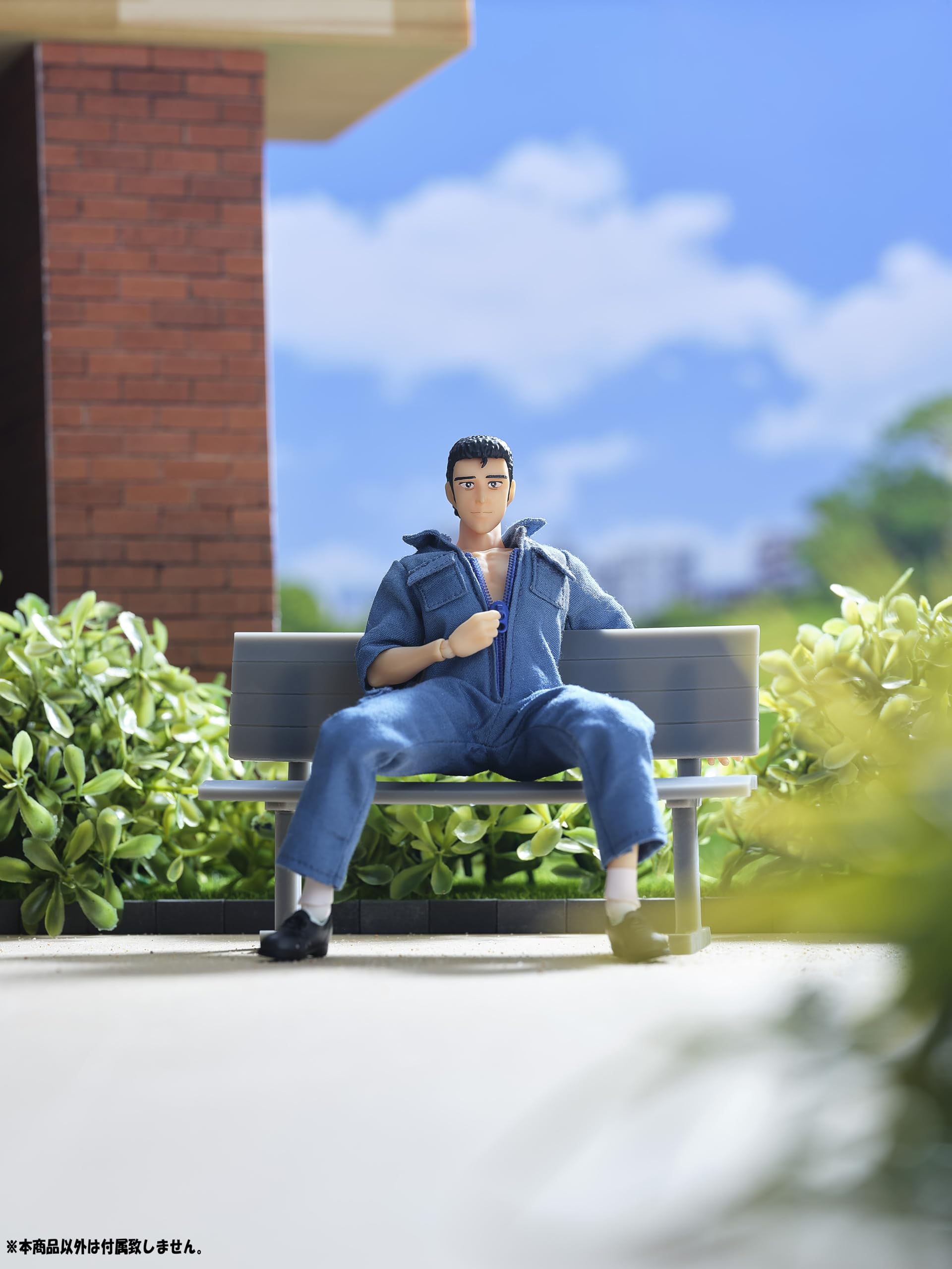 Figurine à l'échelle 1/12 de Abe-San, technique Kuso Miso de Daiki Kougyou, version saine.