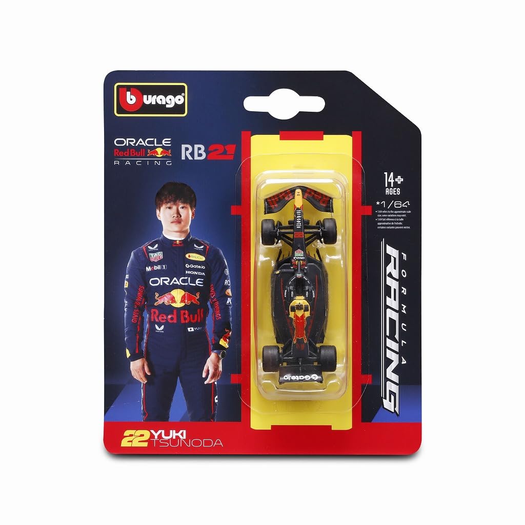 Kyosho Burago 1/64 Red Bull Racing Rb21 2025 Y. Tsunoda Model Car