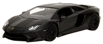 Kyosho 1/24 Scale Lamborghini Aventador SV Black Model - Fast & Furious Series
