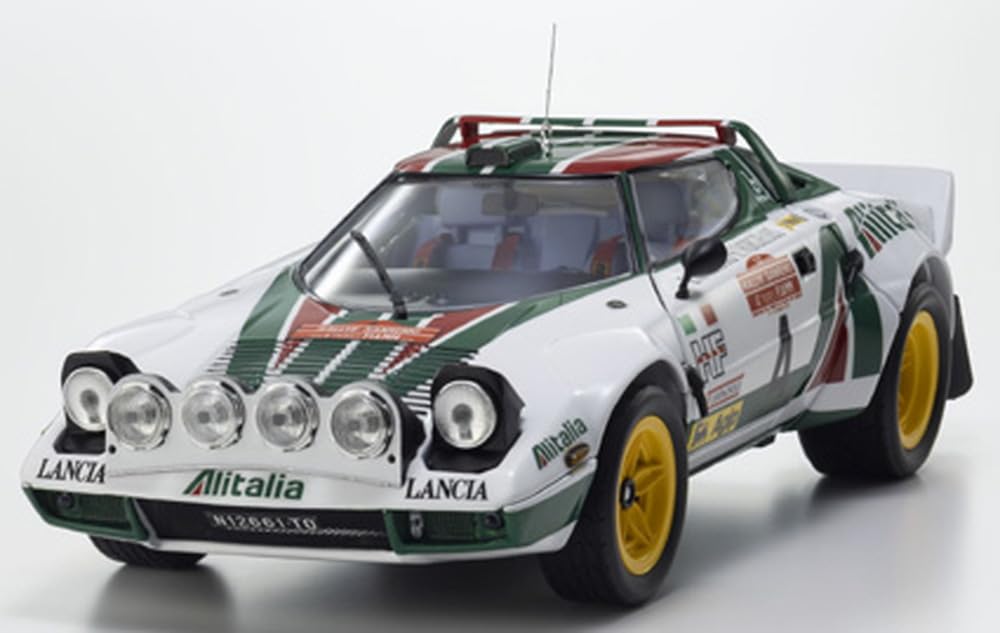 Modèle réduit Kyosho Lancia Stratos HF 1976, vainqueur du Sanremo, à l'échelle 1/18, référence KS08130F