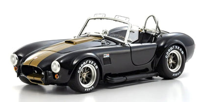 Kyosho 1/18 Scale Shelby Cobra 427SC Black Gold Stripes Model Ks08048Bkg