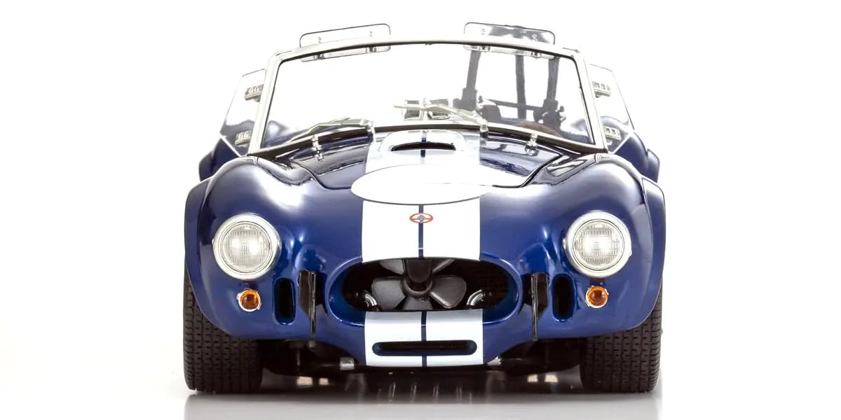 Kyosho 1/18 Scale Shelby Cobra 427SC Blue White Stripes Finished Model