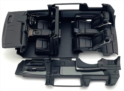 Kyosho 1/43 Lexus LM 500H Model Graphite Black - 4-Seat Black Interior