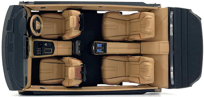 Kyosho 1/43 Toyota Century Reimei Gray Silver Mid-Brown Interior Model Ks03926Gs