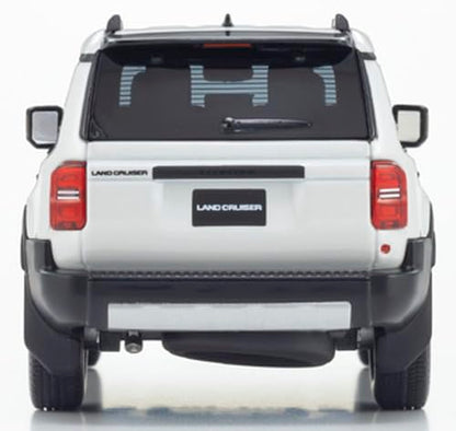 Kyosho 1/43 Toyota Land Cruiser 250 ZX First Edition White Mica Model